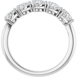 14K White Gold 5/8 CTW Lab-Grown Diamond Anniversary Band