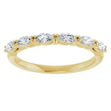14K Yellow Gold 3/8 CTW Lab-Grown Diamond Anniversary Band