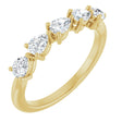 14K Yellow Gold 5/8 CTW Lab-Grown Diamond Anniversary Band