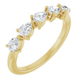 14K Yellow Gold 5/8 CTW Lab-Grown Diamond Anniversary Band