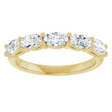 14K Yellow Gold 1 1/6 CTW Natural Diamond Anniversary Band