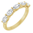 14K Yellow Gold 1 1/6 CTW Natural Diamond Anniversary Band