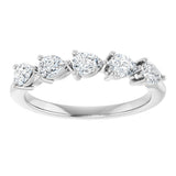 14K White Gold 5/8 CTW Lab-Grown Diamond Anniversary Band