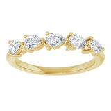 14K Yellow Gold 5/8 CTW Lab-Grown Diamond Anniversary Band