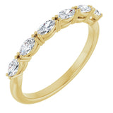 14K Yellow Gold 3/8 CTW Lab-Grown Diamond Anniversary Band