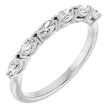 14K White Gold 3/8 CTW Lab-Grown Diamond Anniversary Band