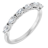 14K White Gold 3/8 CTW Lab-Grown Diamond Anniversary Band