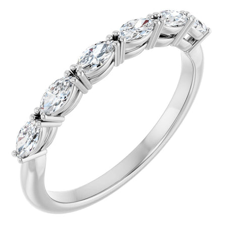 14K White Gold 3/8 CTW Lab-Grown Diamond Anniversary Band