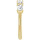 14K Yellow Gold 1 CTW Natural Diamond Anniversary Band