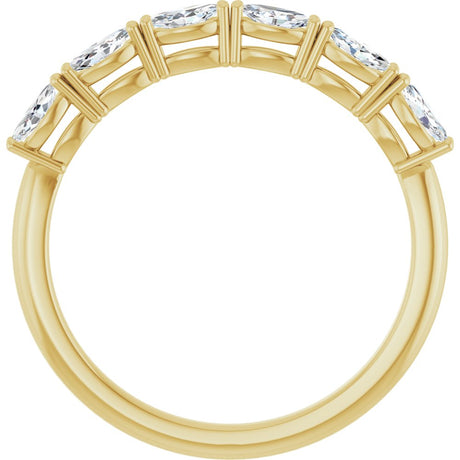 14K Yellow Gold 3/8 CTW Lab-Grown Diamond Anniversary Band