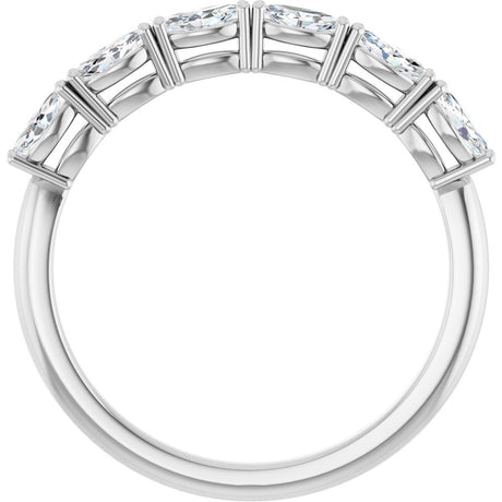 14K White Gold 3/8 CTW Lab-Grown Diamond Anniversary Band