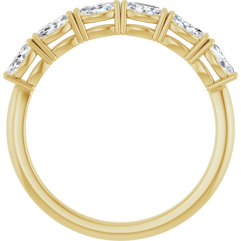 14K Yellow Gold 3/8 CTW Lab-Grown Diamond Anniversary Band
