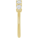 14K Yellow Gold 5/8 CTW Lab-Grown Diamond Anniversary Band