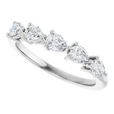 14K White Gold 5/8 CTW Lab-Grown Diamond Anniversary Band