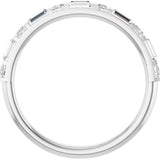 14K White 1/2 CTW Lab-Grown Diamond Anniversary Band