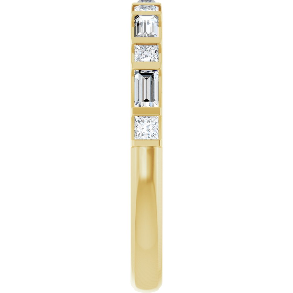 14K Yellow 1/2 CTW Lab-Grown Diamond Anniversary Band