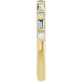 14K Yellow 1/2 CTW Lab-Grown Diamond Anniversary Band