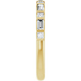 14K Yellow 1/2 CTW Natural Diamond Anniversary Band