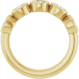 14K Yellow Gold 1 1/6 CTW Lab-Grown Diamond Anniversary Band