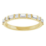14K Yellow 1/2 CTW Natural Diamond Anniversary Band
