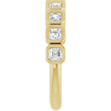 14K Yellow Gold 9/10 CTW Lab-Grown Diamond Anniversary Band