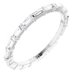 Platinum 3/8 CTW Natural Diamond Eternity Band Size 7