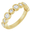 14K Yellow 3/4 CTW Natural Diamond Anniversary Band