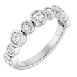 14K White 3/4 CTW Natural Diamond Anniversary Band