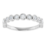 14K White 1/3 CTW Natural Diamond Anniversary Band