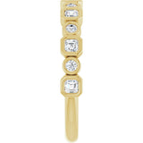 14K Yellow 1/2 CTW Natural Diamond Anniversary Band