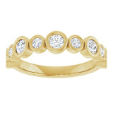 14K Yellow 3/4 CTW Natural Diamond Anniversary Band