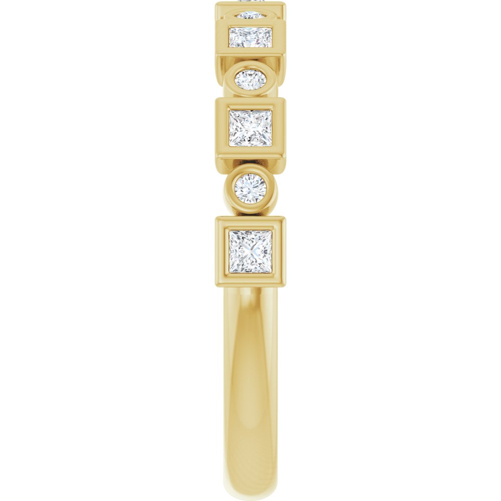 14K Yellow 1/3 CTW Natural Diamond Anniversary Band