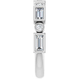 14K White 3/4 CTW Natural Diamond Anniversary Band