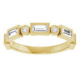 14K Yellow 3/4 CTW Natural Diamond Anniversary Band
