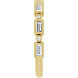 14K Yellow 3/8 CTW Natural Diamond Anniversary Band