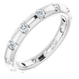 14K White 1/2 CTW Diamond Eternity Band 