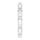 14K White 1/2 CTW Diamond Eternity Band