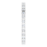 14K White 1/2 CTW Diamond Eternity Band