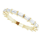 14K Yellow 3/4 CTW Natural Diamond Eternity Band