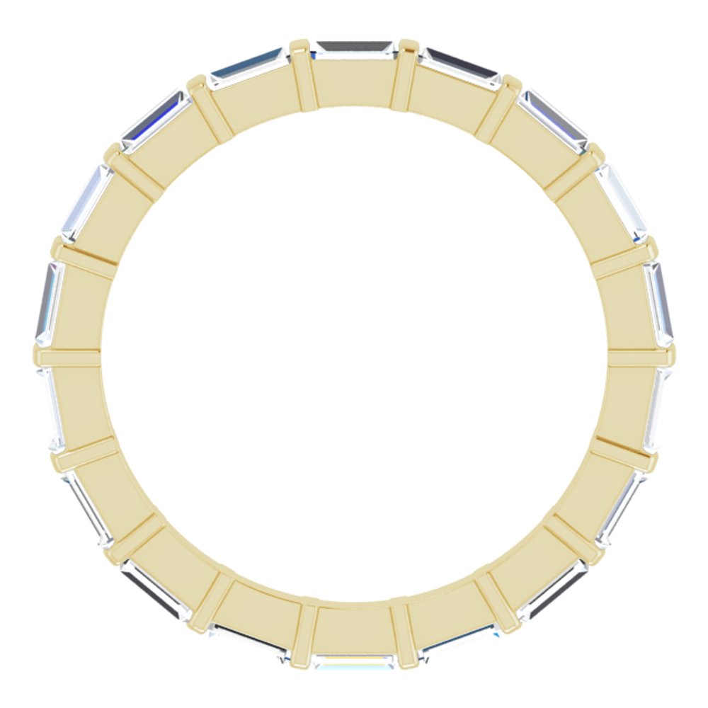 14K Yellow 3/4 CTW Natural Diamond Eternity Band