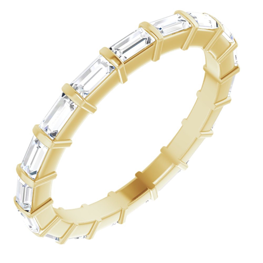 14K Yellow 3/4 CTW Natural Diamond Eternity Band