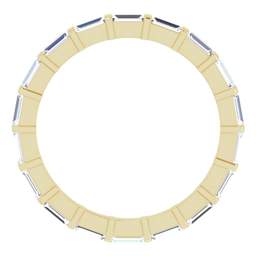 14K Yellow 3/4 CTW Lab-Grown Diamond  Eternity Band