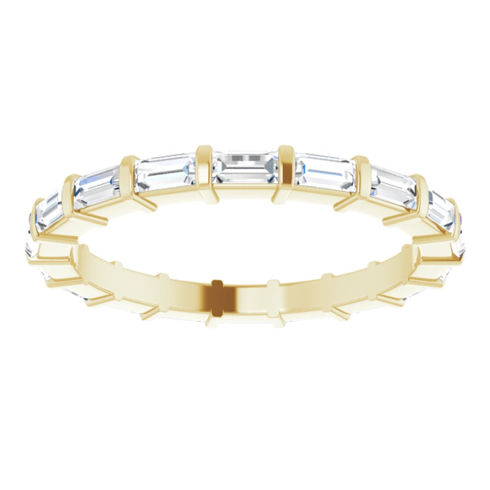 14K Yellow 3/4 CTW Lab-Grown Diamond  Eternity Band