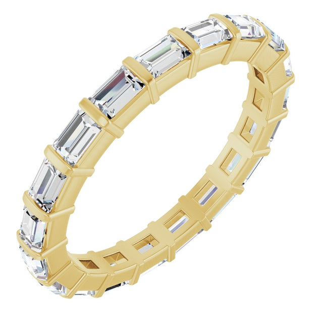 14K Yellow 1 1/2 CTW Lab-Grown Diamond  Eternity Band