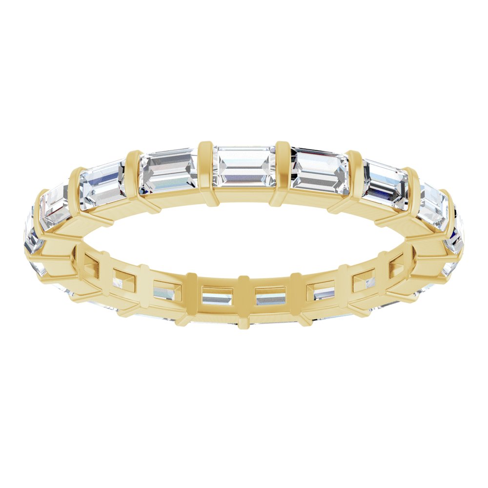 14K Yellow 1 1/2 CTW Lab-Grown Diamond  Eternity Band
