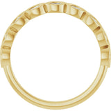 14K Yellow 1/4 CTW Natural Diamond Anniversary Band
