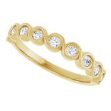 14K Yellow 1/4 CTW Lab-Grown Diamond  Anniversary Band