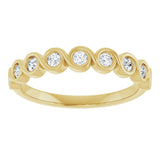 14K Yellow 1/4 CTW Lab-Grown Diamond  Anniversary Band