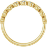 14K Yellow 1/4 CTW Lab-Grown Diamond  Anniversary Band