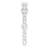 14K White 3/4 CTW Natural Diamond Anniversary Band